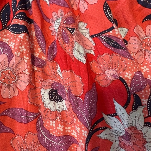 NWT Aveology Pink Floral Print Maxi Haven Tiered Dress Women's Plus Size 18/20 - Picture 10 of 13